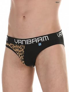 Стильные слипы с леопардовыми вставкой Van Baam RT49754